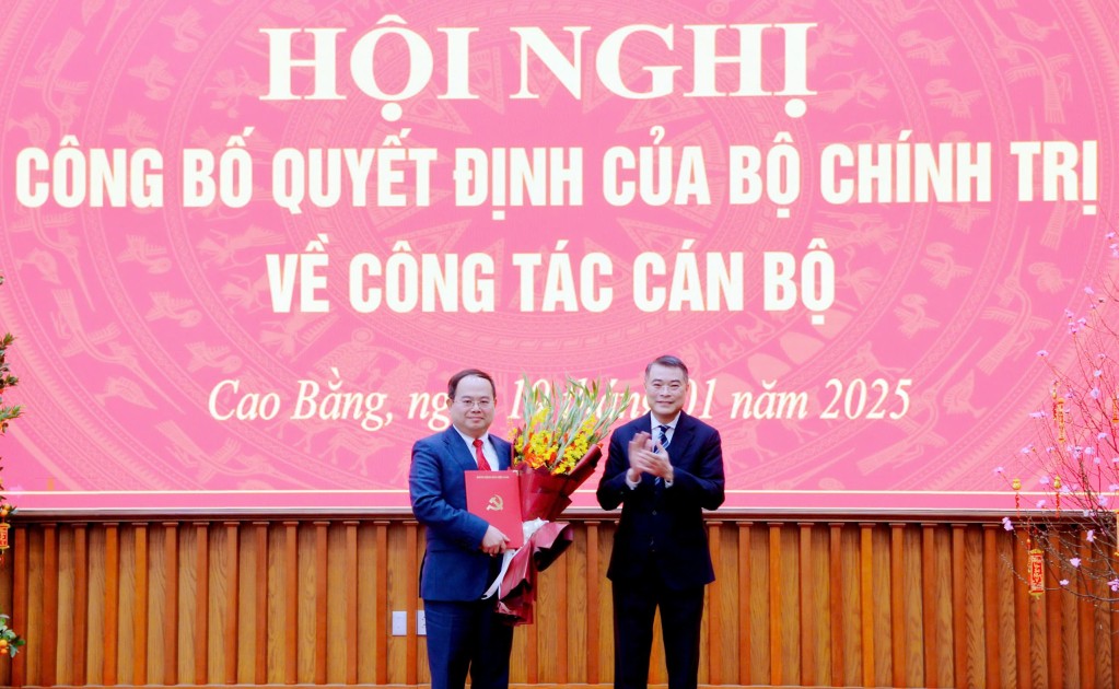 Ông Quản Minh Cường giữ chức Bí thư Tỉnh ủy Cao Bằng